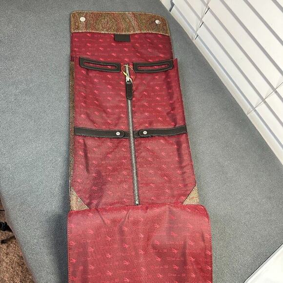 🌟 (VERY RARE) ETRO TIE TRAVEL CASE - PAISLEY PERFECTION 🌟 - Picture 7 of 14